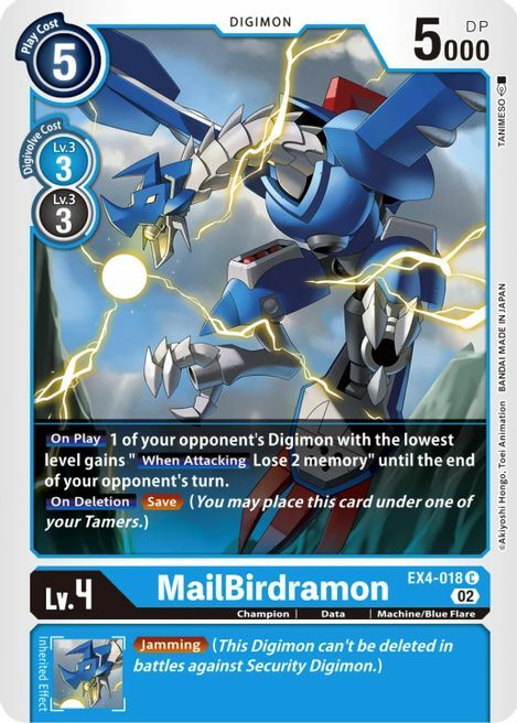 MailBirdramon Card Front