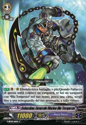 Blue Storm Marine General, Sebastian Card Front