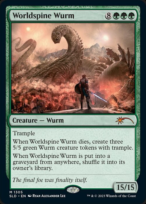 Worldspine Wurm Card Front