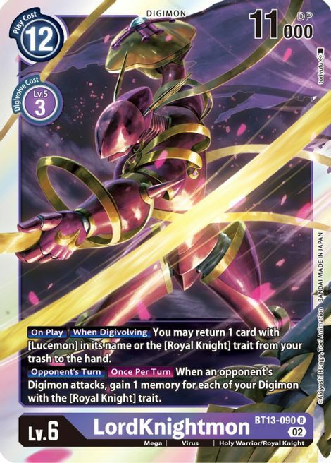 LordKnightmon Card Front