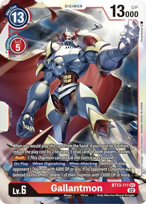 Gallantmon Card Front