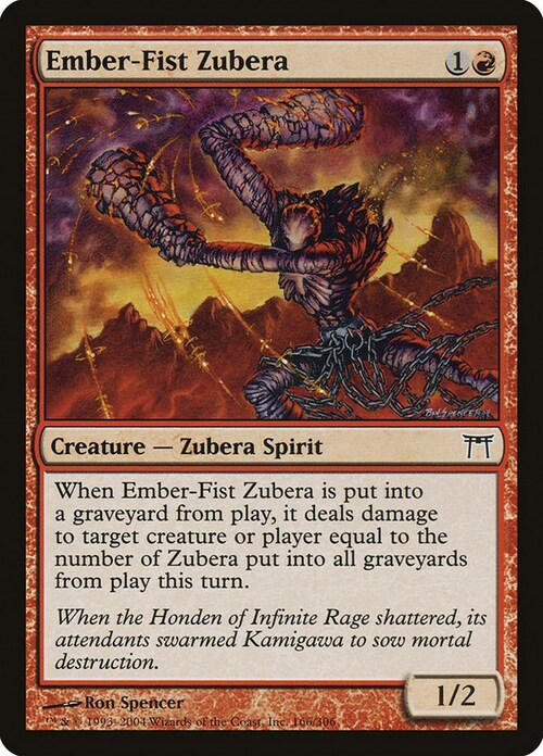 Ember-Fist Zubera Card Front