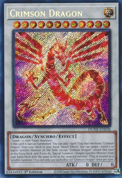 Crimson Dragon Card Front