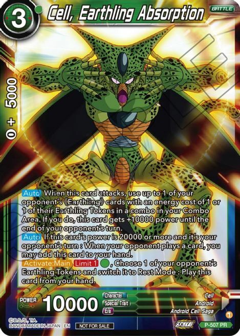 Cell, Earthling Absorption Card Front