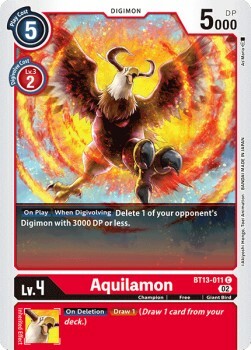 Aquilamon Card Front