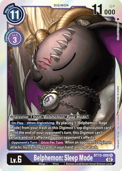 Belphemon: Sleep Mode Card Front