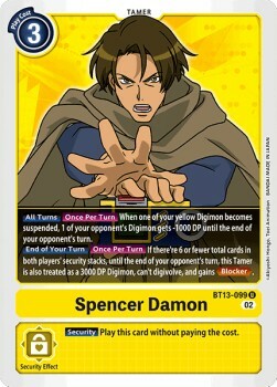 Spencer Damon Card Front