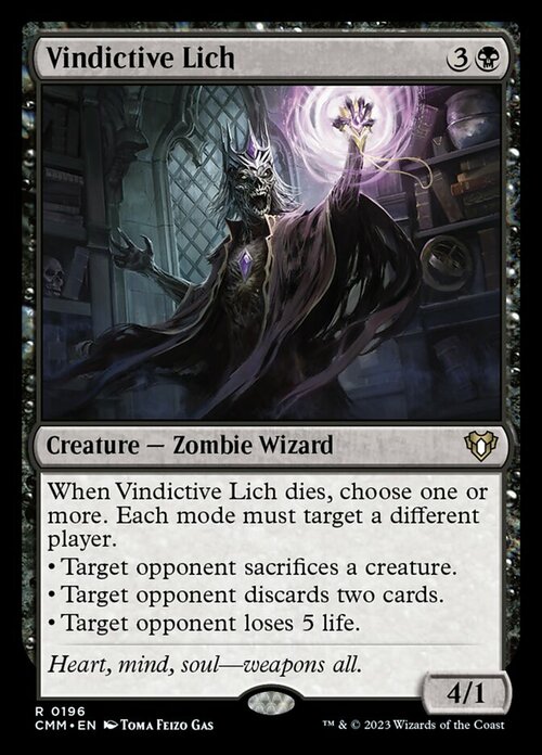 Vindictive Lich Card Front