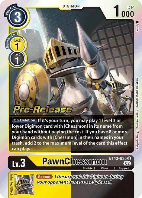 PawnChessmon Card Front