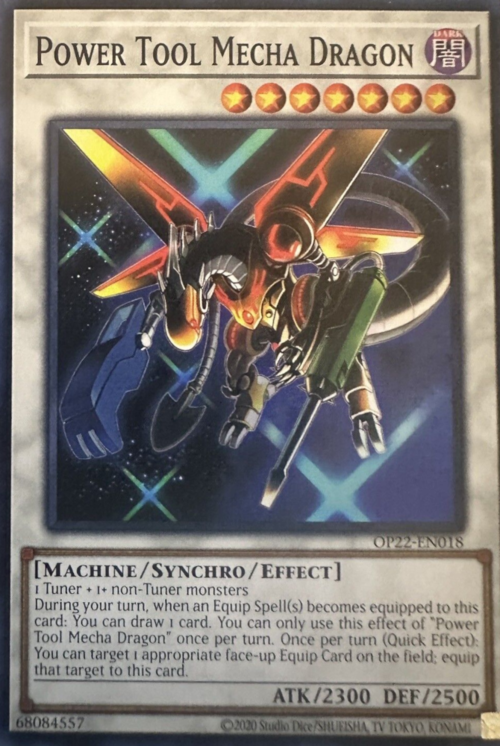 Power Tool Mecha Dragon Card Front