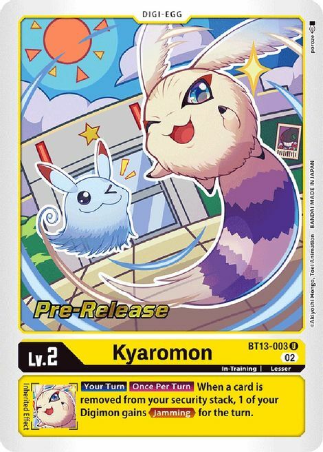 Kyaromon Card Front