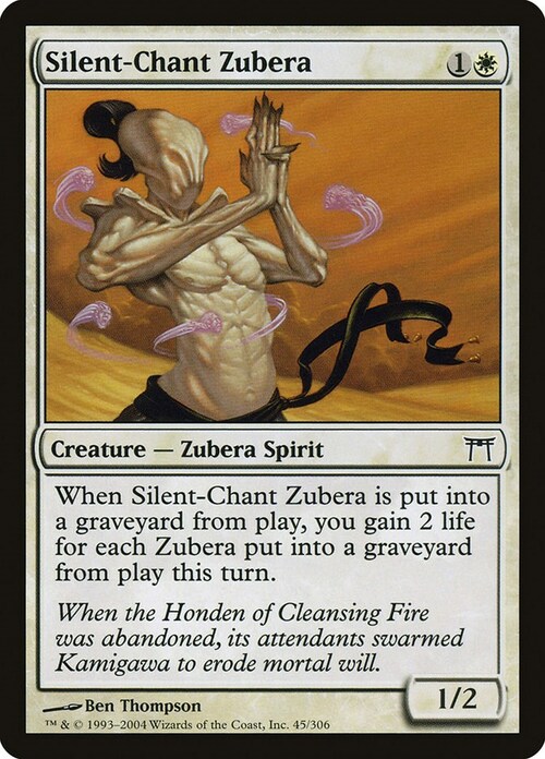 Silent-Chant Zubera Card Front