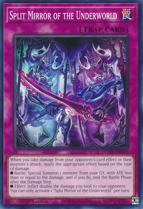 Split Mirror of the Underworld Card Front