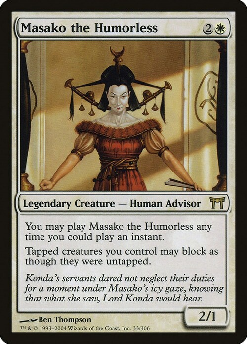 Masako the Humorless Card Front