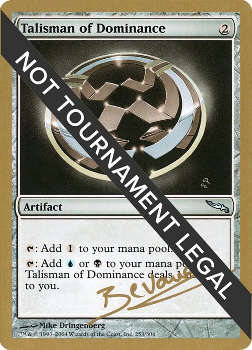 Talisman of Dominance Card Front