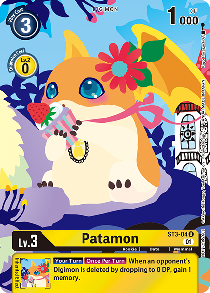 Patamon Card Front