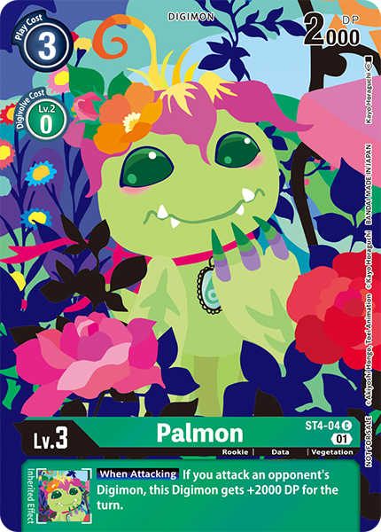 Palmon Card Front