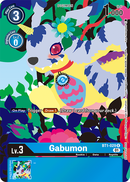 Gabumon Card Front