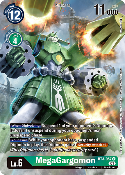 MegaGargomon Card Front