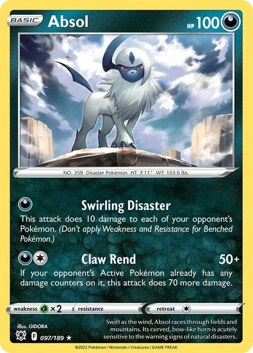 Absol Card Front