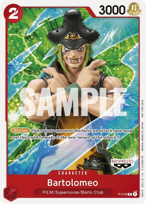 Bartolomeo Card Front