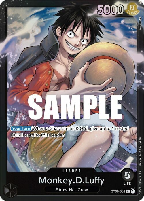 Monkey.D.Luffy Card Front