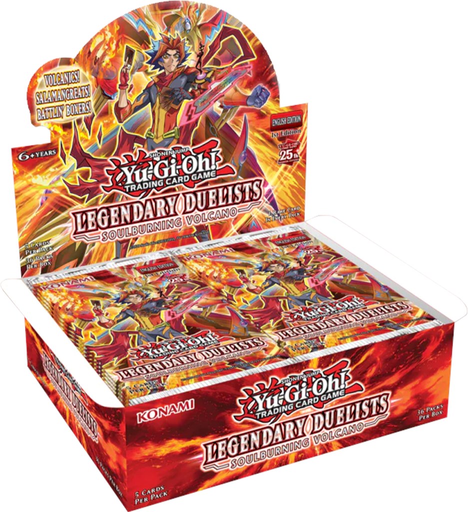 Caja de sobres de Legendary Duelists: Soulburning Volcano