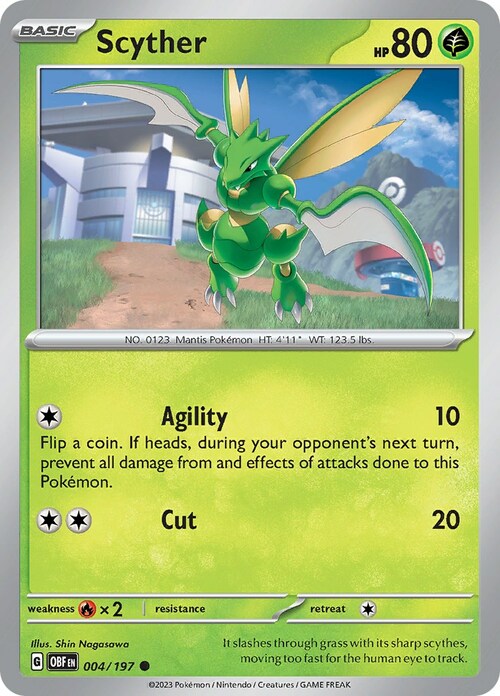 Scyther Card Front