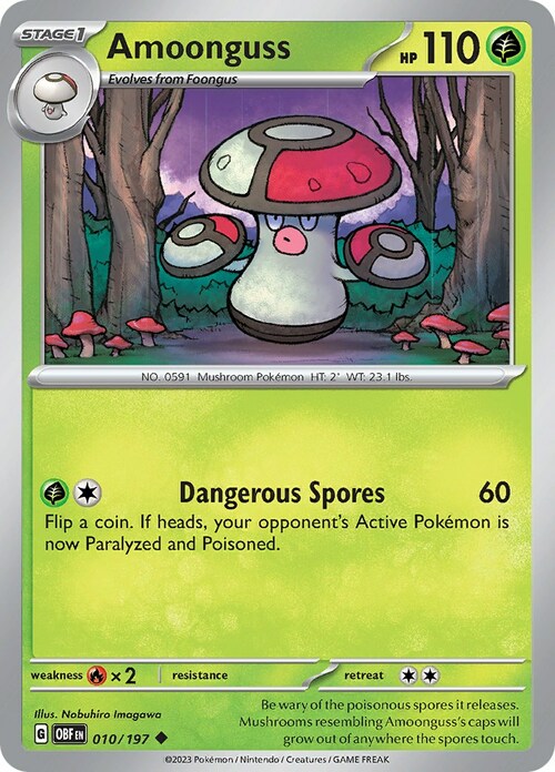 Amoonguss Card Front