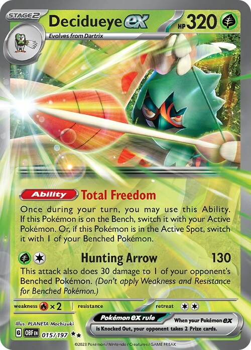 Decidueye ex Card Front