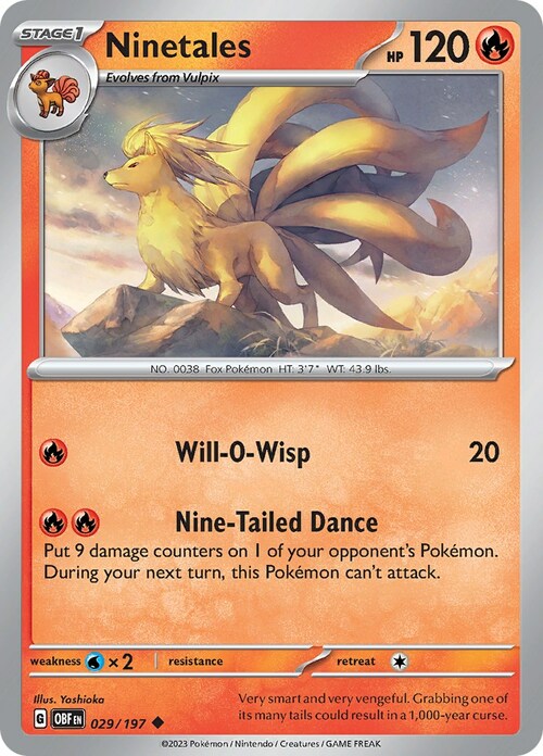 Ninetales Card Front