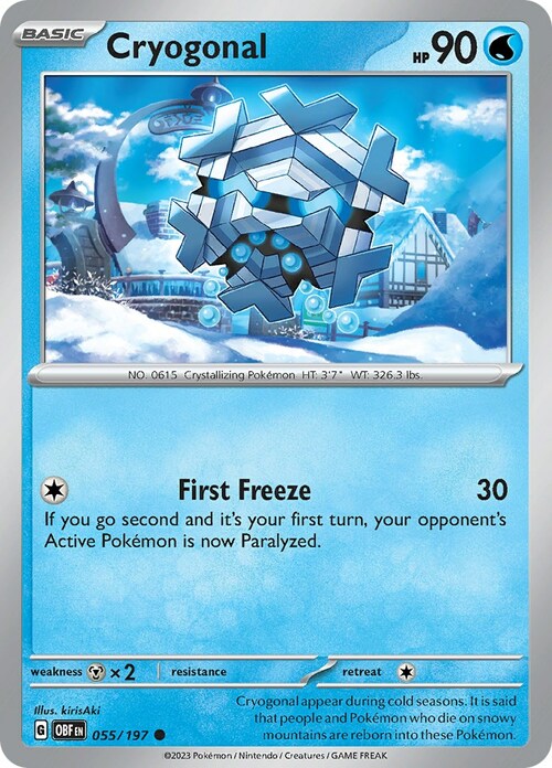 Cryogonal Card Front