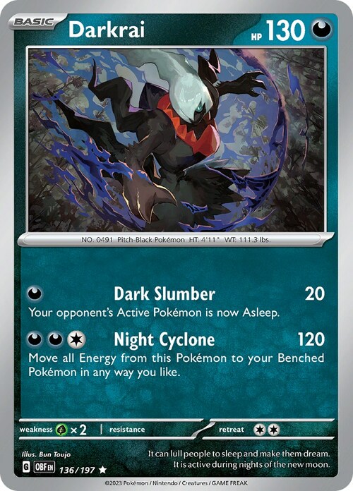 Darkrai Card Front