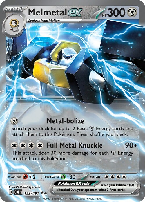 Melmetal ex Card Front