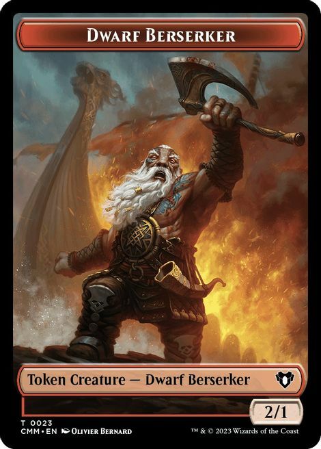 Dwarf Berserker // Human Soldier Card Front