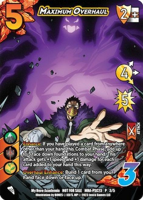 Maximum Overhaul Card Front