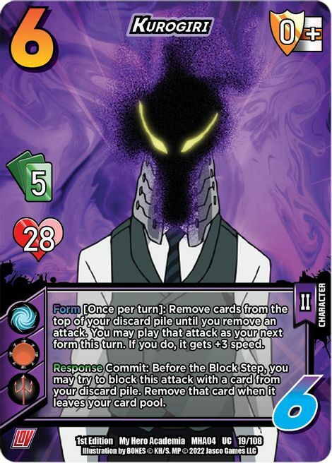 Kurogiri Card Front