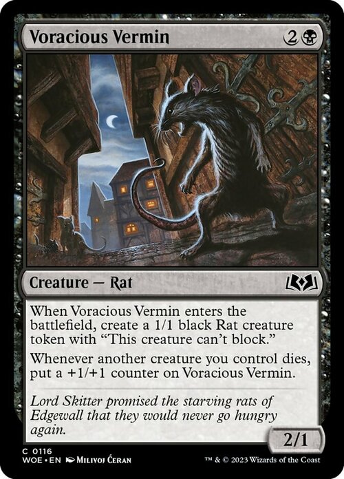 Voracious Vermin Card Front