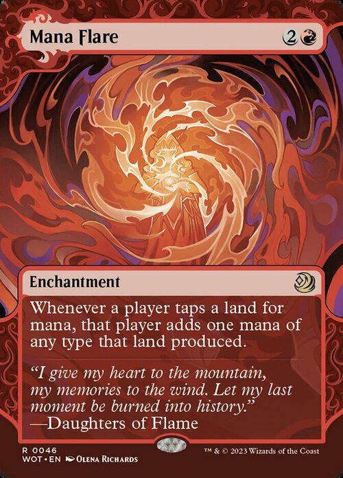 Mana Flare Card Front