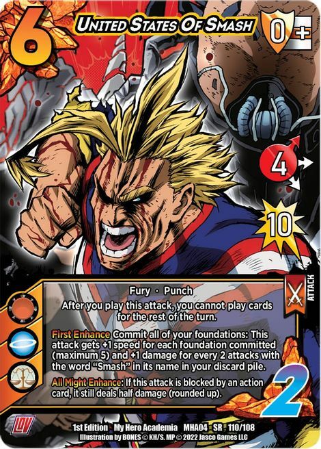 United States of Smash Card Front