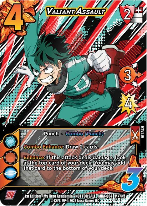 Valiant Assault Card Front