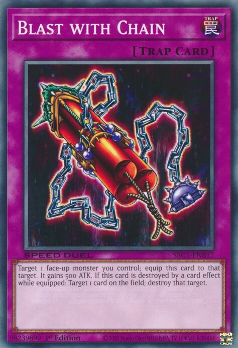 Blast with Chain Card Front