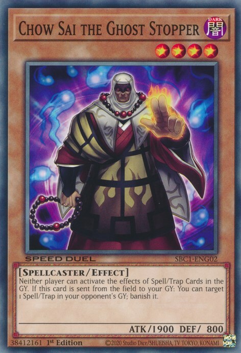 Chow Sai the Ghost Stopper Card Front