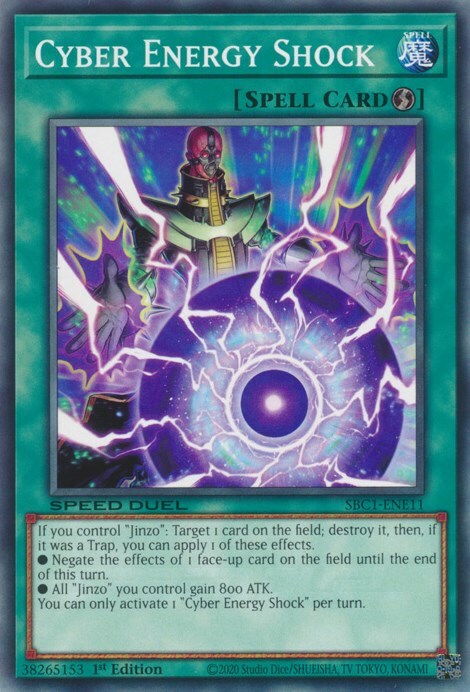 Cyber Energy Shock Card Front