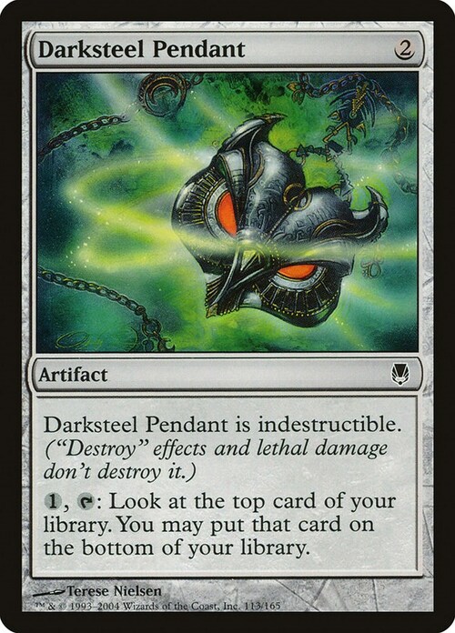 Darksteel Pendant Card Front