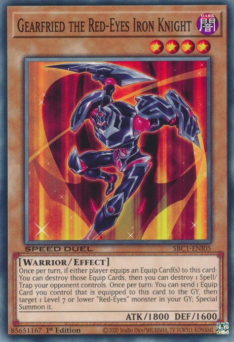 Gearfried the Red-Eyes Iron Knight Card Front