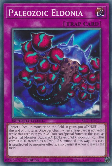 Eldonia Paleozoica Card Front