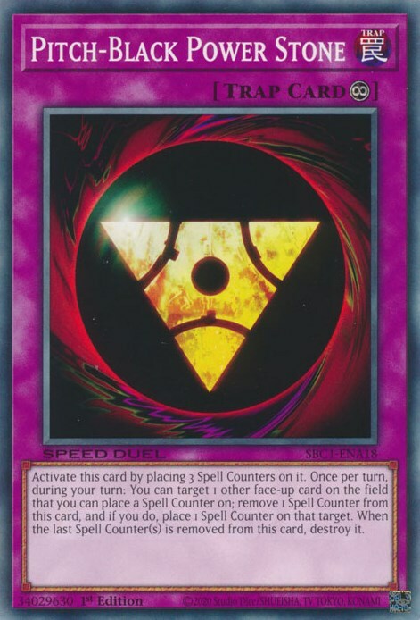 Pitch-Black Power Stone Card Front