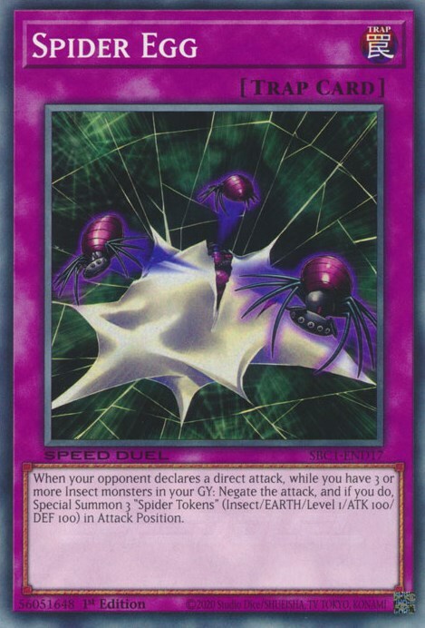 Spider Egg Card Front