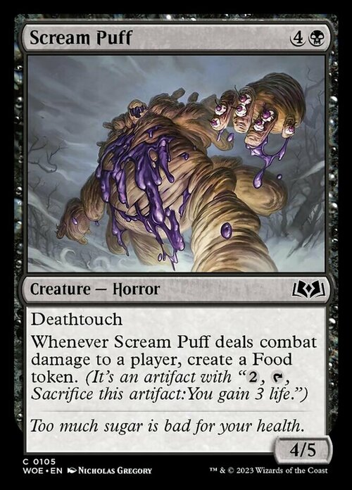 Scream Puff Card Front